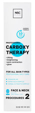 Name Skin Care Korean Carboxy CO2 Therapy Face & Neck Mask Set of 2 - Hydrating Anti-Aging Skincare Treatment