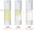 longway 1 Oz (30ML) Empty Refillable Airless Pump Bottle - Travel Foundation Containers for Hand Sanitizer, Toner, Gel,