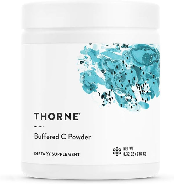 THORNE Buffered C Powder - Vitamin C (Ascorbic Acid) with Calcium, Magnesium, and Potassium - 8.32 Oz