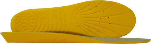 2 Pairs Regular Fit Insoles for Men and Women, Plantar Fasciitis Orthotics, PU Memory Foam Comfort Shoe Inserts