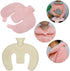 SIQITECHNO 1L U Shaped Hot Water Bottle for Neck Shoulder Pain Relief Soft Rubber Hot Water Bag with Plush Cover Winter