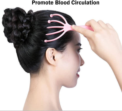 Scalp Massager, 2PCS Handheld Claw Head Massager for Deep Relaxation & Stress Reduction at Home