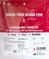 Original Home Blood Typing Kit, New Package with Improved Lancet, 3 Kits