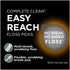 DenTek Complete Clean Easy Reach Floss Picks, No Break & No Shred Floss, 75 Count (Pack of 12)