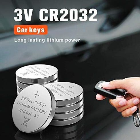 GutAlkaLi CR2032 Lithium 3V Battery, Electronic Coin Cell Button for Toys, 40 Pcs