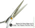 Professional Barber Scissor Hair Cutting Set by ShearGuru - 1 Straight Edge Hair Scissor, Shears (5.5)