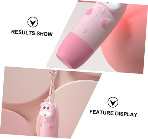 HOODANCOS 1set Set Boy Girl's Electric Toothbrush Sonic Toothbrush for Boys and Girls Battery Operated Soft Bristles