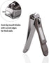 Nail Clippers Set with Built-in Nail File, Durable Sharp Zinc Alloy Clipper and Toenail Clipper