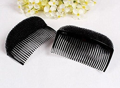 Pack of 2 Hair Styling Clip Stick Bun Maker Braid Tool - Charming Bump It Up Volume Inserts Do Beehive Hair Styler