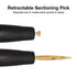 Olivia Garden OG Barber Brushes with Ergonomic Non-Slip Handle, Ionic Technology for Easy Styling on Short Hair
