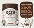 KOS Vegan Protein Powder, Chocolate USDA Organic - Low Carb Pea Protein Blend, 10 Servings