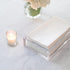 Packs 12 Caspari Paper Linen Solid Guest Towel Napkins in White - Four
