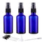 Hydior 2oz Small Fine Mist Spray Bottles for Essential Oils, Blue Glass Spray Bottle 3 Pack