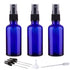 Hydior 2oz Small Fine Mist Spray Bottles for Essential Oils, Blue Glass Spray Bottle 3 Pack