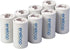 Eneloop Panasonic BQ-BS2E8SA C Size Battery Adapters for Ni-MH Rechargeable AA Battery Cells, 8 Pack