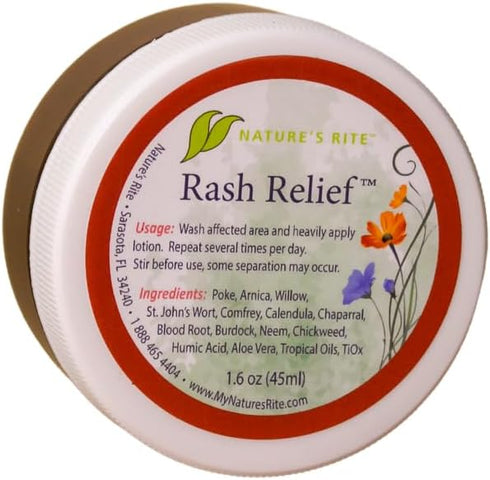 Nature's Rite Herbal Rash Cream - Calming and Nourishing with All-Natural Ingredients