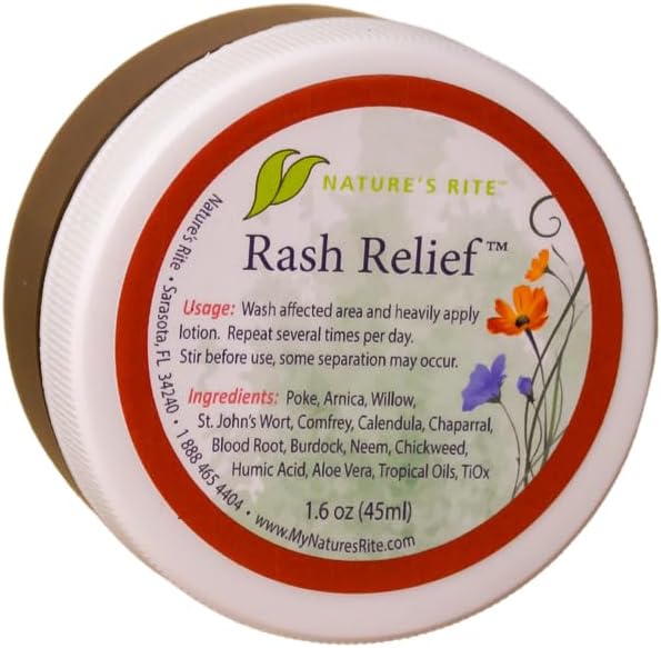 Nature's Rite Herbal Rash Cream - Calming and Nourishing with All-Natural Ingredients