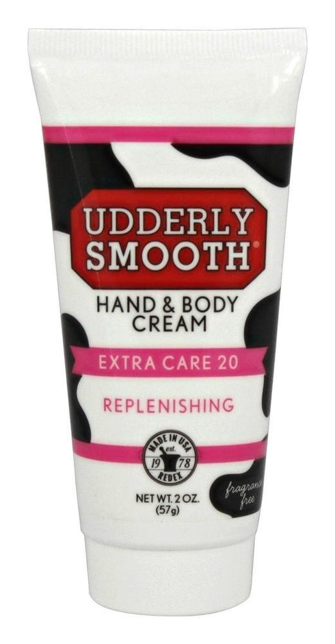 Udderly Smooth Hand & Body Cream, 2 Ounce, With 20% Urea, Pack of 3