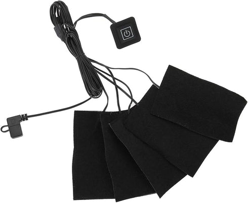 Electric Heating Pad, 5V Electric Cloth Heater, USB Washable Cushion Clothing Fever Tablets for Neck, Back, Abdomen