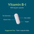 BESTVITE Vitamin B-1 (Thiamin) 500 mg - 120 Vegetarian Capsules, Non-GMO, Gluten Free