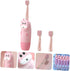 Set USB Toothbrush Boys and Girls Electric Tooth Brush Non-Slip Handle Travel-Friendly Daily Oral Hygiene