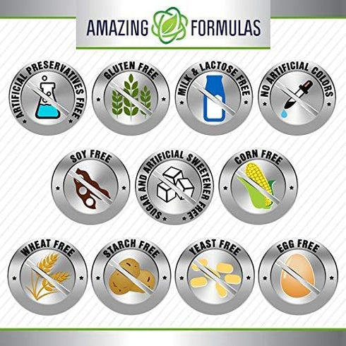Amazing Formulas Black Cohosh Supplement | 540 Mg per Serving | 120 Capsules | Non-GMO, Gluten-Free
