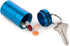 EZY DOSE Keychain Pill Case, Medicine Planner, Daily Organizer Box, Stainless Steel, Color May Vary