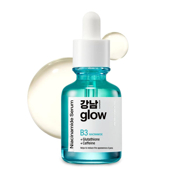 Niacinamide B3 Serum - Korean Pore Minimizer & Glow Serum for Dark Spots, Vitamin B3 & Multi Peptide, 1.01 fl oz