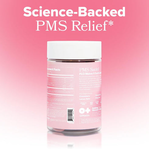 Gummies B6, Gummies (Pack 1) O Positiv FLO PMS for Women - Proactive PMS Relief - Targets Hormonal Breakouts, Bloating