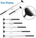 6 Pack Extendable Back Scratcher - Portable Telescoping Metal Hand Massager with Soft Rubber Handles