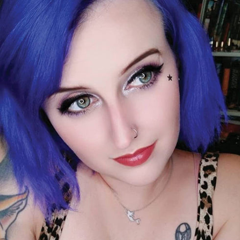 MANIC PANIC Classic Lie Locks Semi Permanent Hair Color - Medium Indigo Purple Hair Dye, Vegan & Cruelty-Free (4oz)