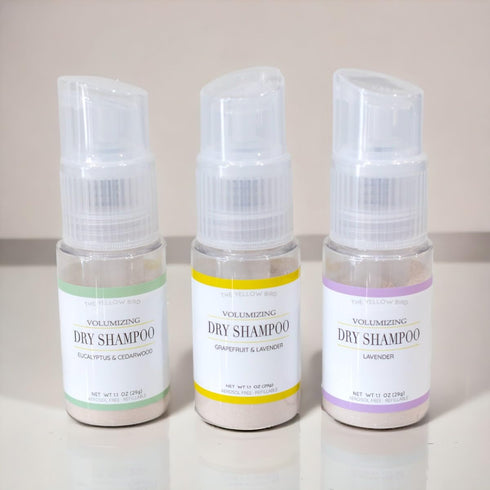 The Yellow Bird Natural Powder Dry Shampoo: Non Aerosol Pump Spray, Organic Ingredients, Lavender Oil Scent