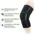 2 Pack Compression Knee Brace for Men & Women, Knee Support for Running, Pain Relief, Workout, Black XX-Large