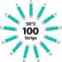 Blood Glucose Test Strips, for Diabete Sugar Testing, 100 Count