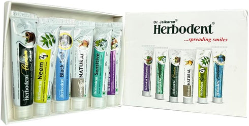 Pack 15g (Pack 6) 7 1, 1 Natural Travel - Amazing Toothpaste Minis of | Premium, Sensitive, Black Seed, Natural, NEEM