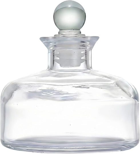 TUPANDY 200ml/6.6oz Refillable Glass Aromatherapy Diffuser Bottle, Clear