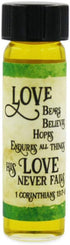 Victorie Inc. Set 1 His Word Anointing Oil Gift - Frankincense & Myrrh - Scripture Group
