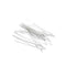 Sino Dental Orthodontic Metal Ligatures, Stainless Steel Kobayashi Ties, 100pcs/Box (Long)