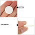 Ciieeo Aroma Diffuser Air Diffuser Replacement Pads 100pcs Felt Pads for Diffuser Necklace, Bracelet, Car, White