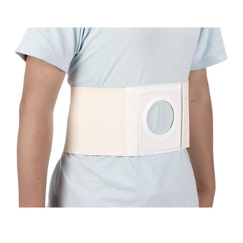 Ostomy Hernia Belt Wraps, Colostomy Support Belts for Men Women, 3.14" Opening (M)