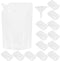 Ipetboom Liquid Beverage Storage Bags 1000ml Stand up Leakproof Plastic Pouches with Spout