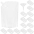 Ipetboom Liquid Beverage Storage Bags 1000ml Stand up Leakproof Plastic Pouches with Spout