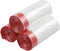 13 Gallon Plastic Drawstring Garbage Bags, Clear Trash Can Liners, 110 Counts