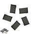 Patu Mini Zipper Mesh Bags, 3" x 4", Size XS / A8, 5 Pieces Clear Travel Kit Small Item Cosmetic Organizer