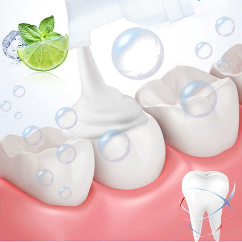 Teeth Whitening Mousse - Refreshing Breath Deep Cleaning Foam Toothpaste Natural Mouth Wash Water, Ultra Fine Mousse