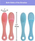 9-in-1 Face Scrubber - Super Soft Silicone Cleaning Brushes and Facial Cleansing Massager Set