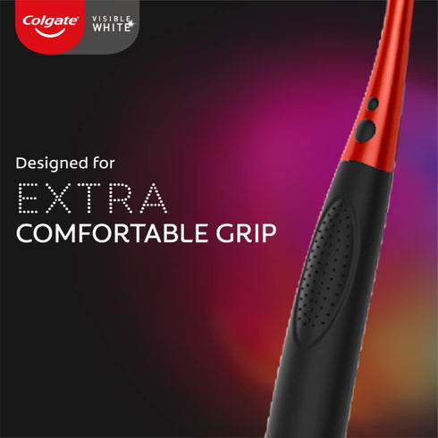 O2 2 Colgate Visible White Manual Toothbrush for Adults- Pcs, Helps Prevent Bad Breath, Cavities, Enamel & Gum