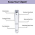 Nykaa Naturals Foot Care Kit - 4 in 1 Pedicure Tool, Nail Clipper, Feet Scrubber - Lavender - 3 pc