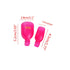 yueton Pack of 10 Reusable Toenail Nail Art Soak Off Cap Clip, UV Gel Polish Remover Tool (Hot Pink)
