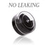 ZEJIA 10 Gram Sample Containers, 20 Count Cosmetic Jars with Lids, Refillable Small Plastic Containers (Black)